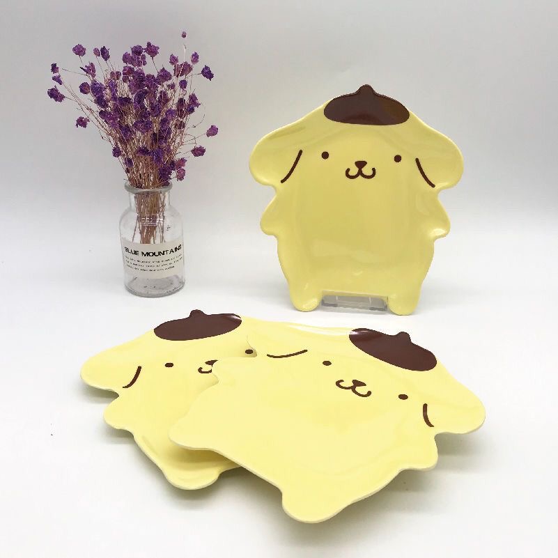 Japanese Snacks - Assiette en forme de Pompompurin Kawaii,
