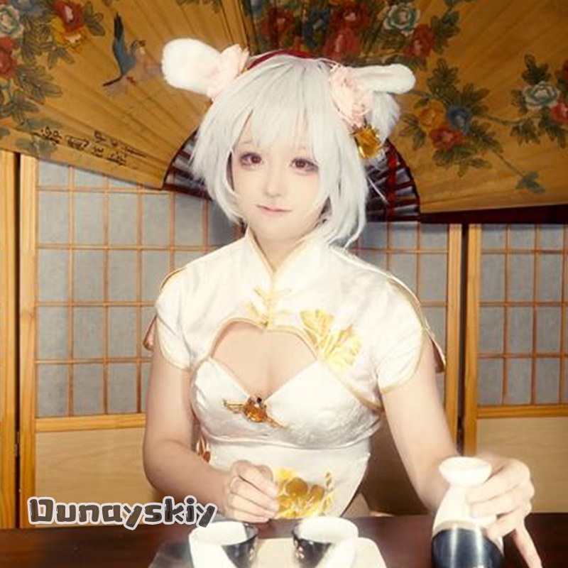 Japanese Fan - Yumekiri*/Azur Lane Laffey Nouvel An Qipao