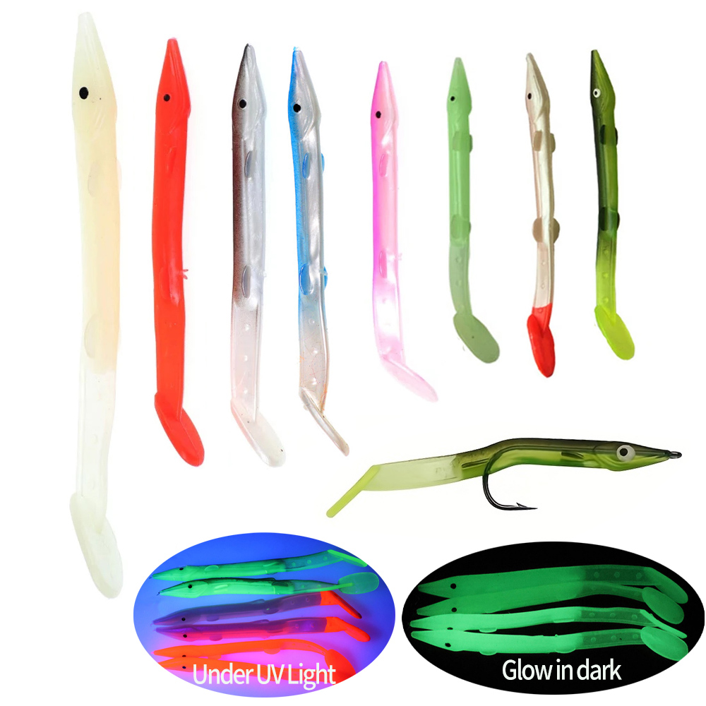Furoshiki - 8 leurres souples en plastique pour