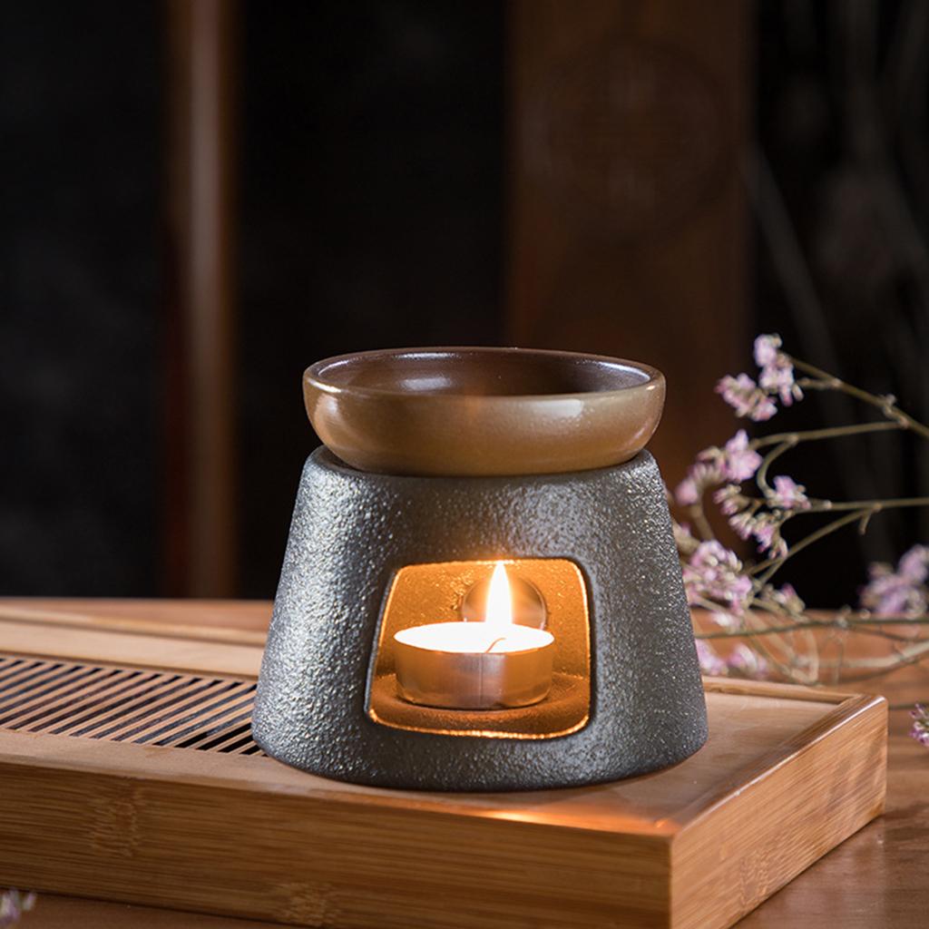 Japanese Tea - Chauffe-thé avec support pour bougie chauffe-thé,