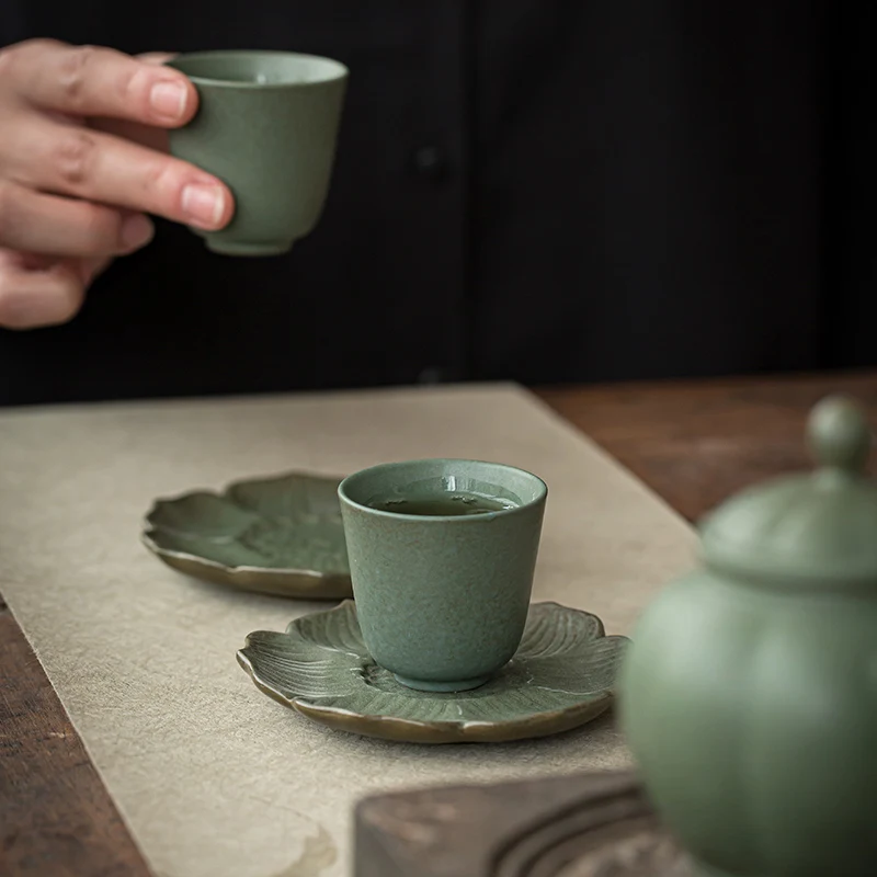 Tasse à thé en céramique verte - Japanese Pottery avis et prix
