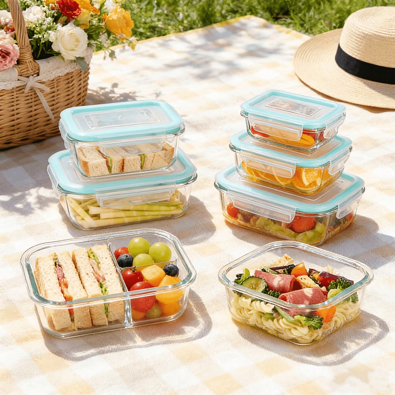20 récipients hermétiques en v - Bento Box avis et prix