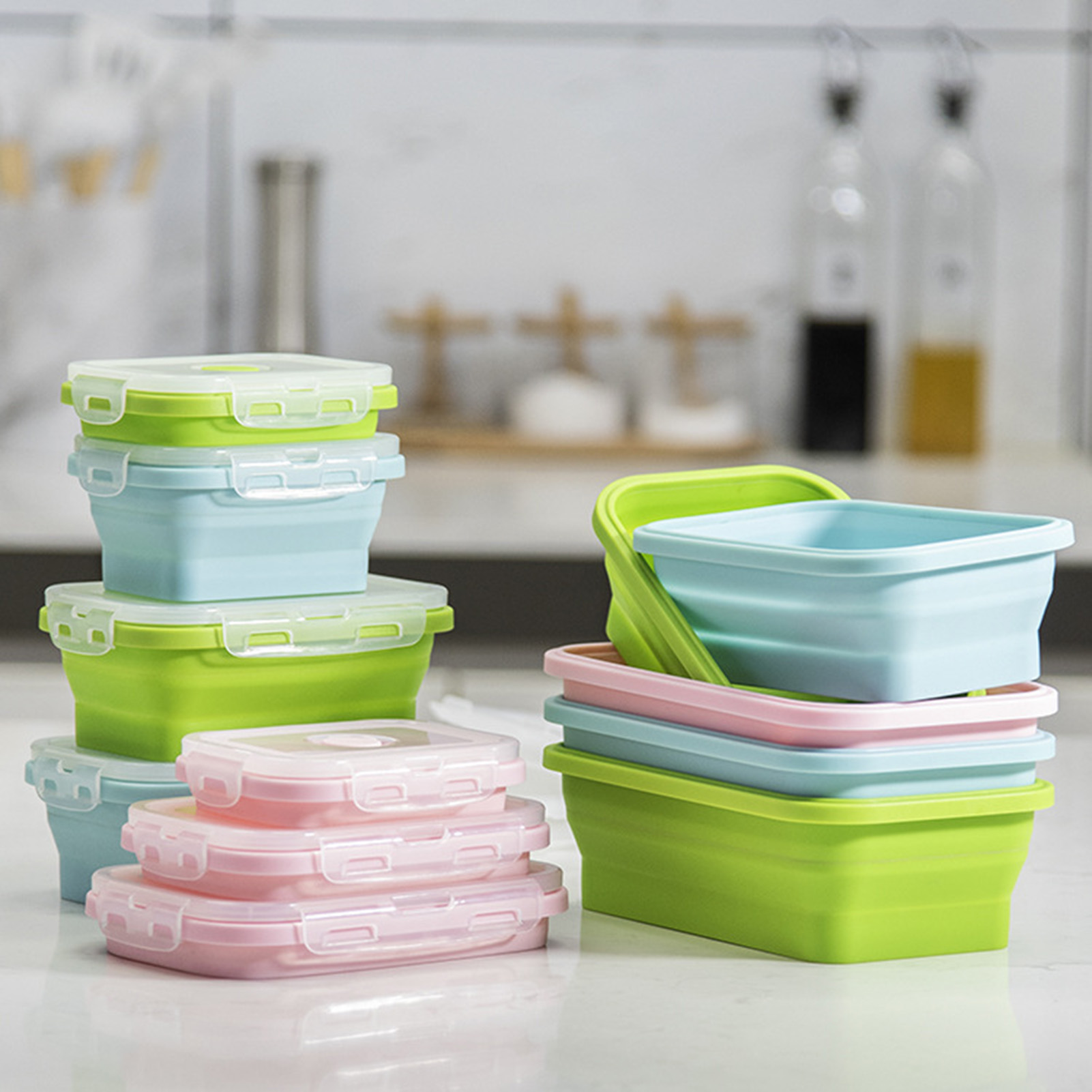 Boîte à lunch en silicone de q - Bento Box avis et prix