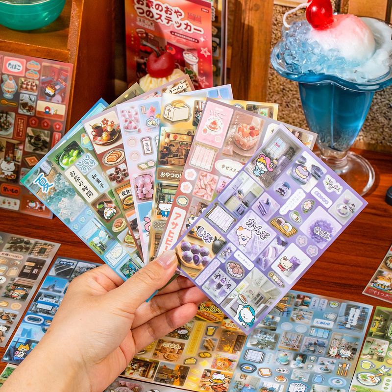 20 autocollants de nourriture  - Japanese Snacks avis et prix