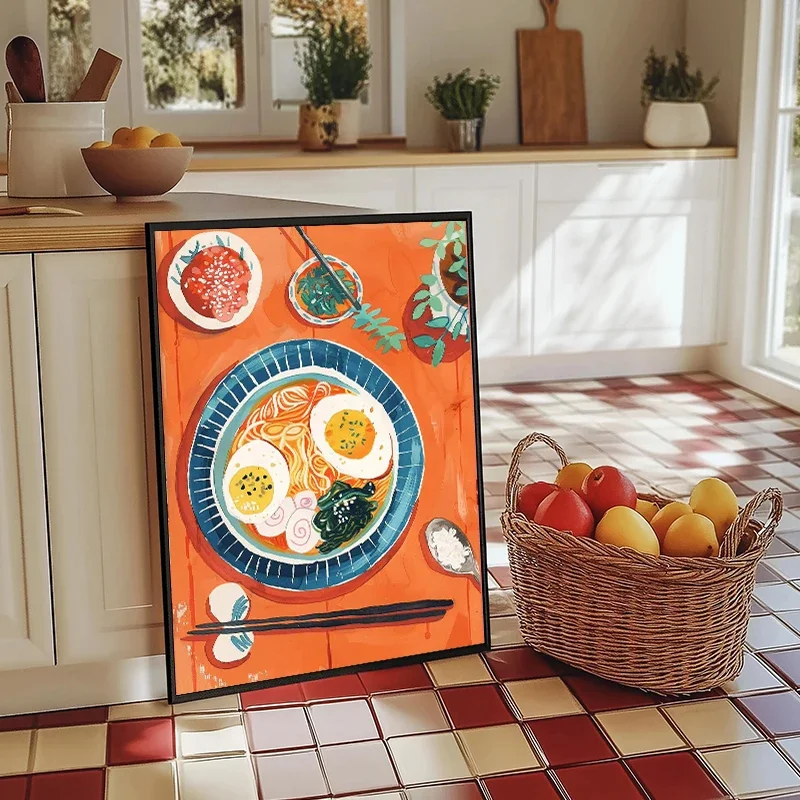 Affiche artistique de nouilles - Japanese Restaurant Lifestyle avis et prix