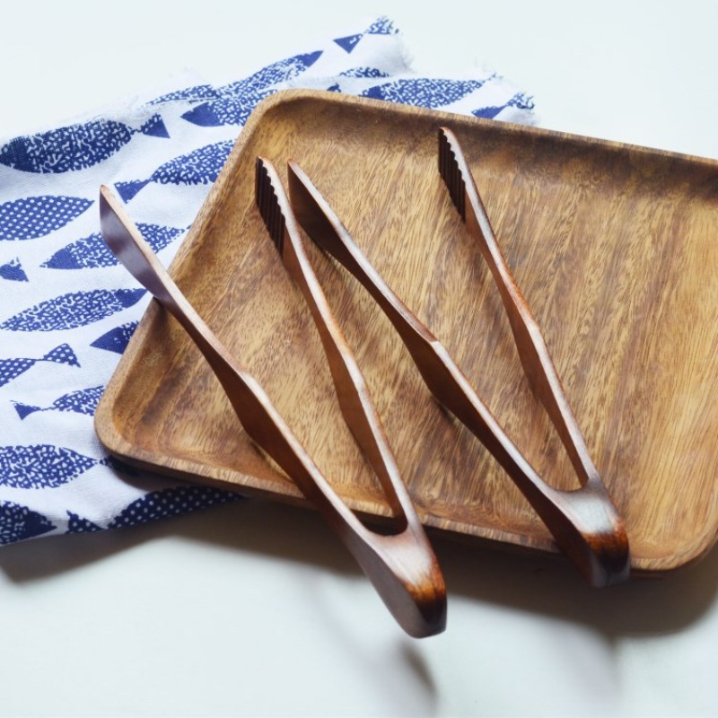 Pinces de service en bois natu - Japanese Snacks avis et prix