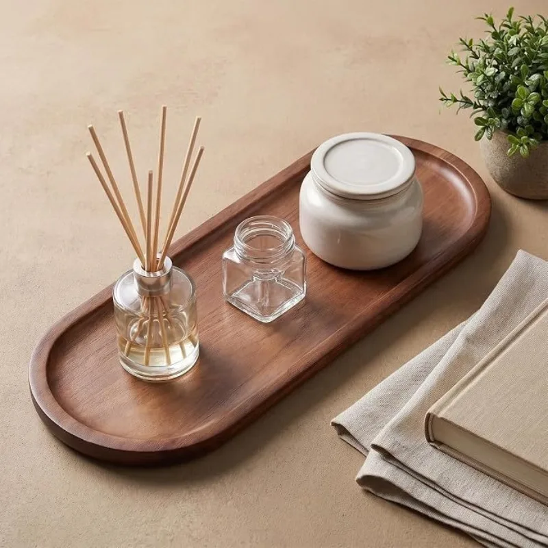 Sous-tasse ovale en bois d'aca - Japanese Tea avis et prix