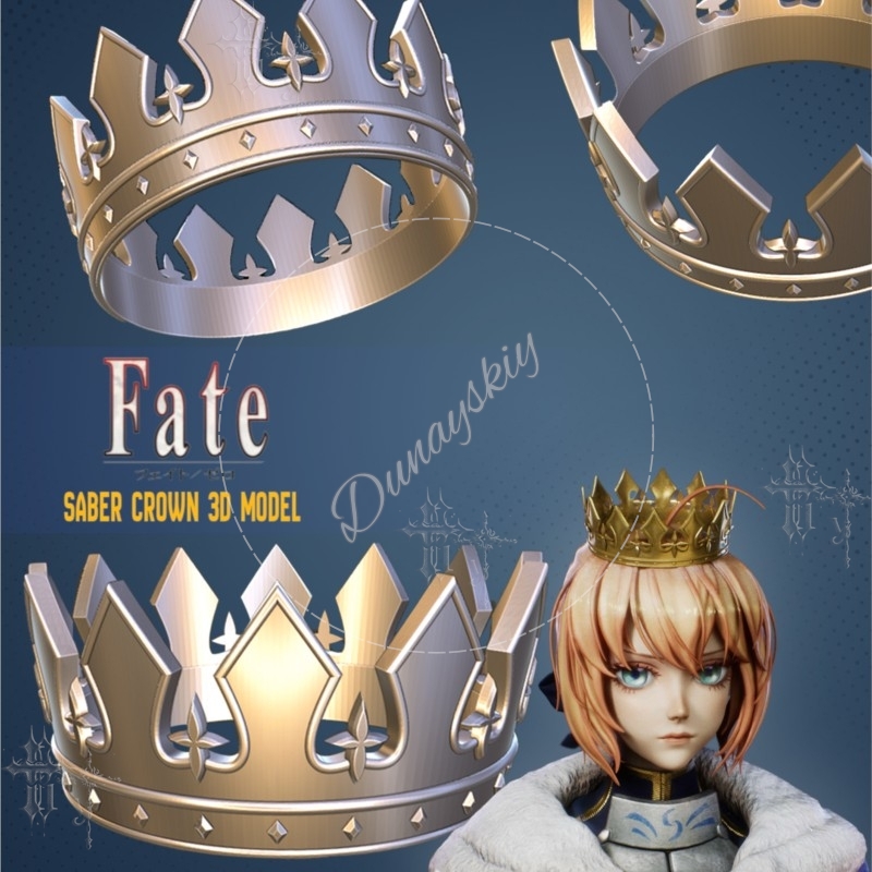 Artoria Saber Crown FATE STAY  - Japanese Fan avis et prix